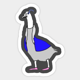 Undertale Sans as a Goose Sticker